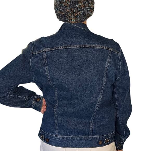 Rustler Denim Classic Trucker Style Jacket Size Medium - Picture 2 of 9